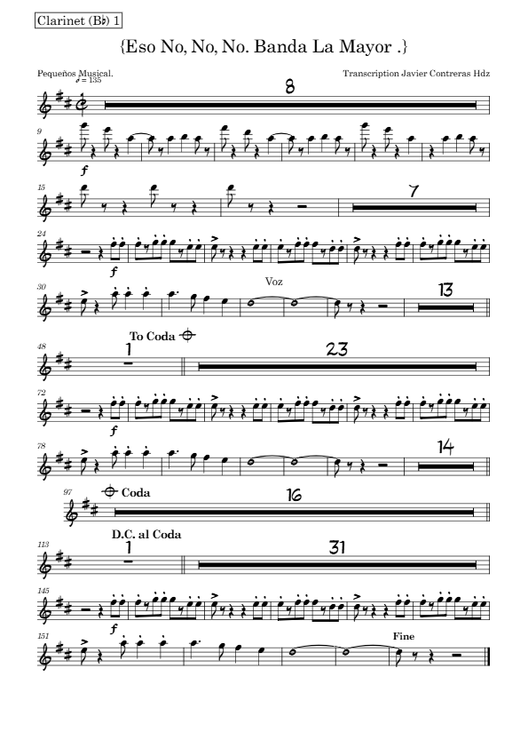 La imagen puede contener una previsualizacion de una partitura